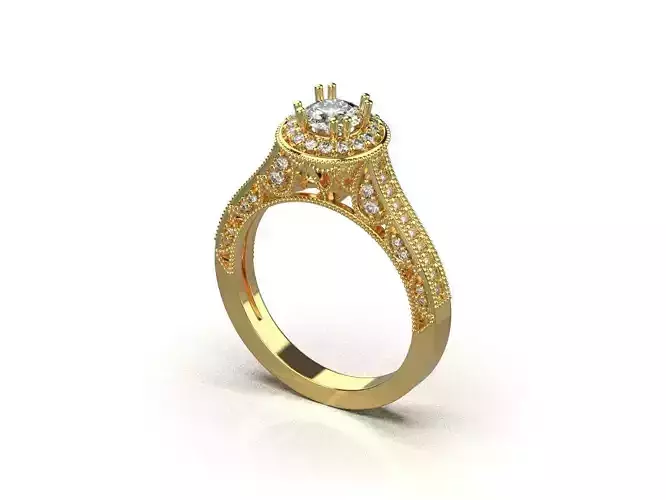 ring code 145 3D print model