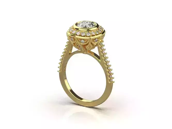 ring code 143 3D print model