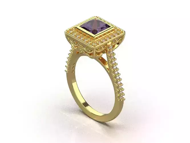 ring code 140 3D print model