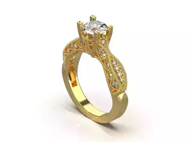 ring code 136 3D print model