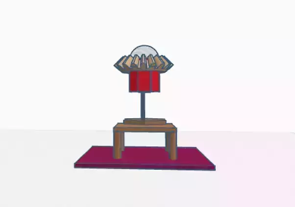 3D Lamp Low-poly 3D model