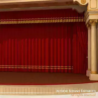 Theatre stage 3D model