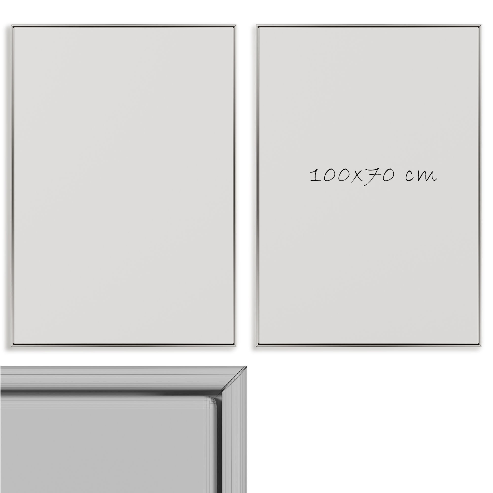 Picture Frame Set 01 3D model_1