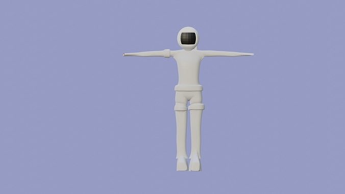 Low Poly Astronaut 3D model