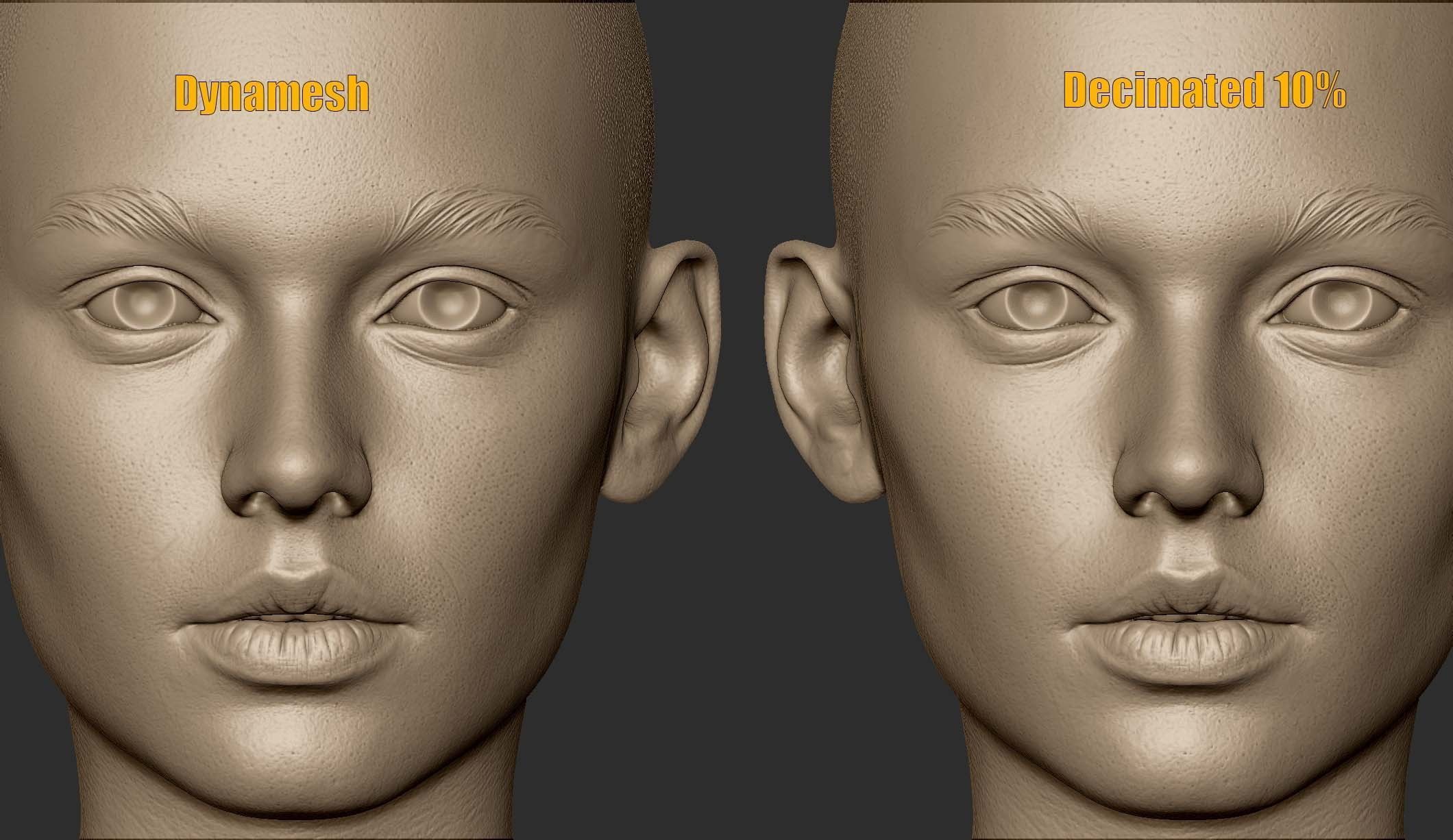3d Printable Female Head 15 3D model_7