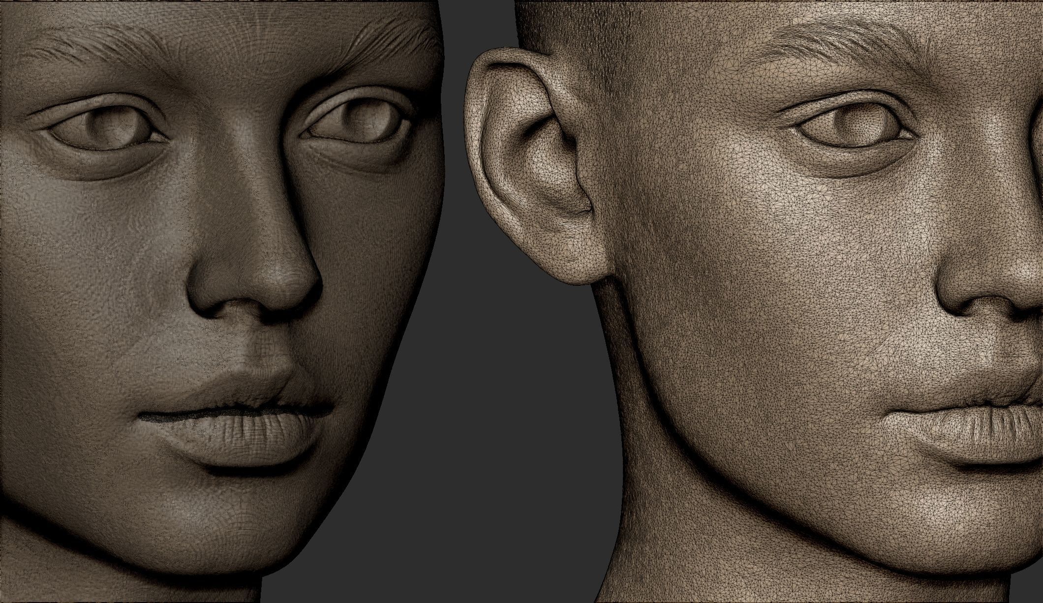 3d Printable Female Head 15 3D model_11