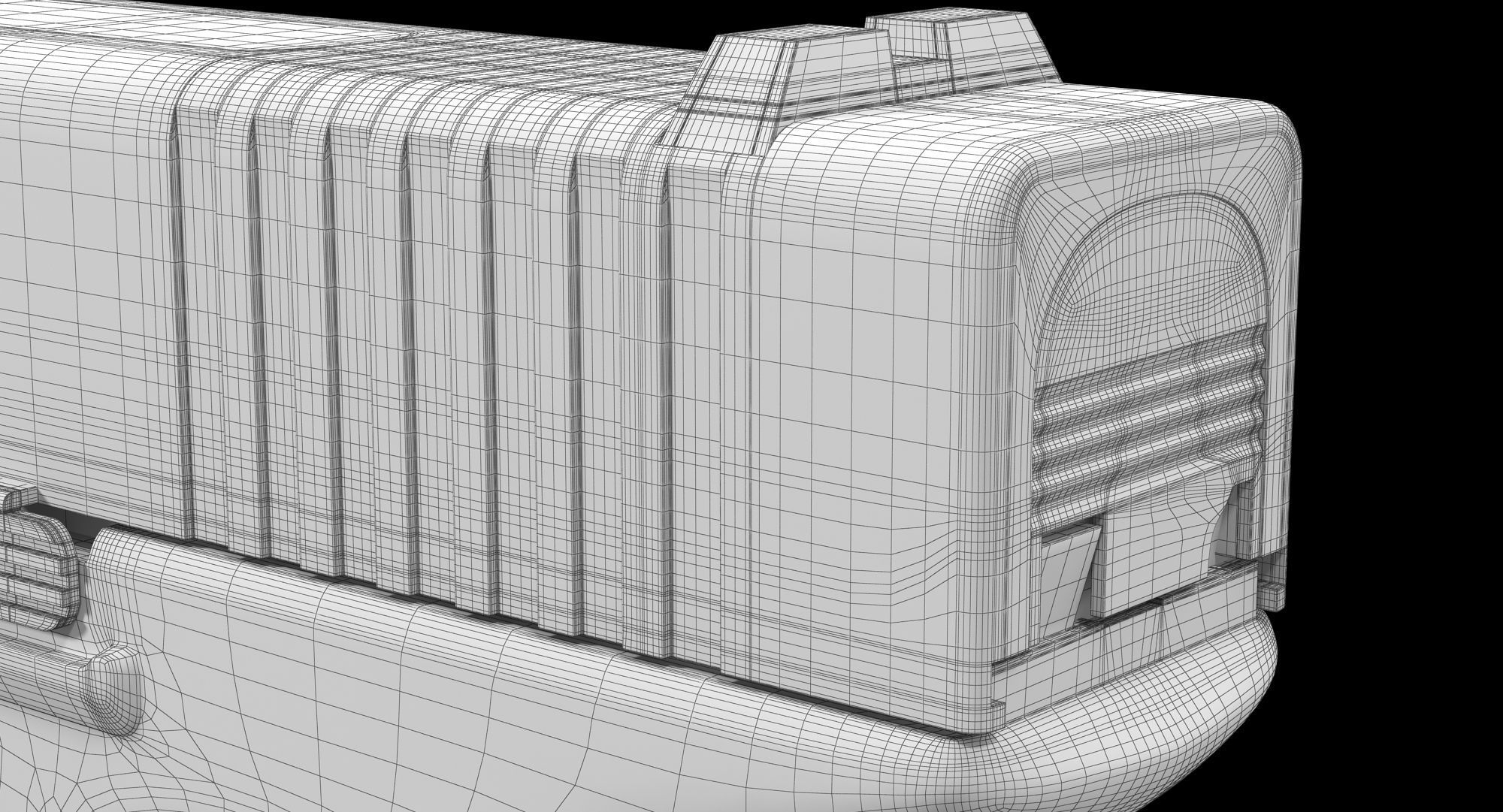 Glock 17 Pink Low-poly 3D model_20