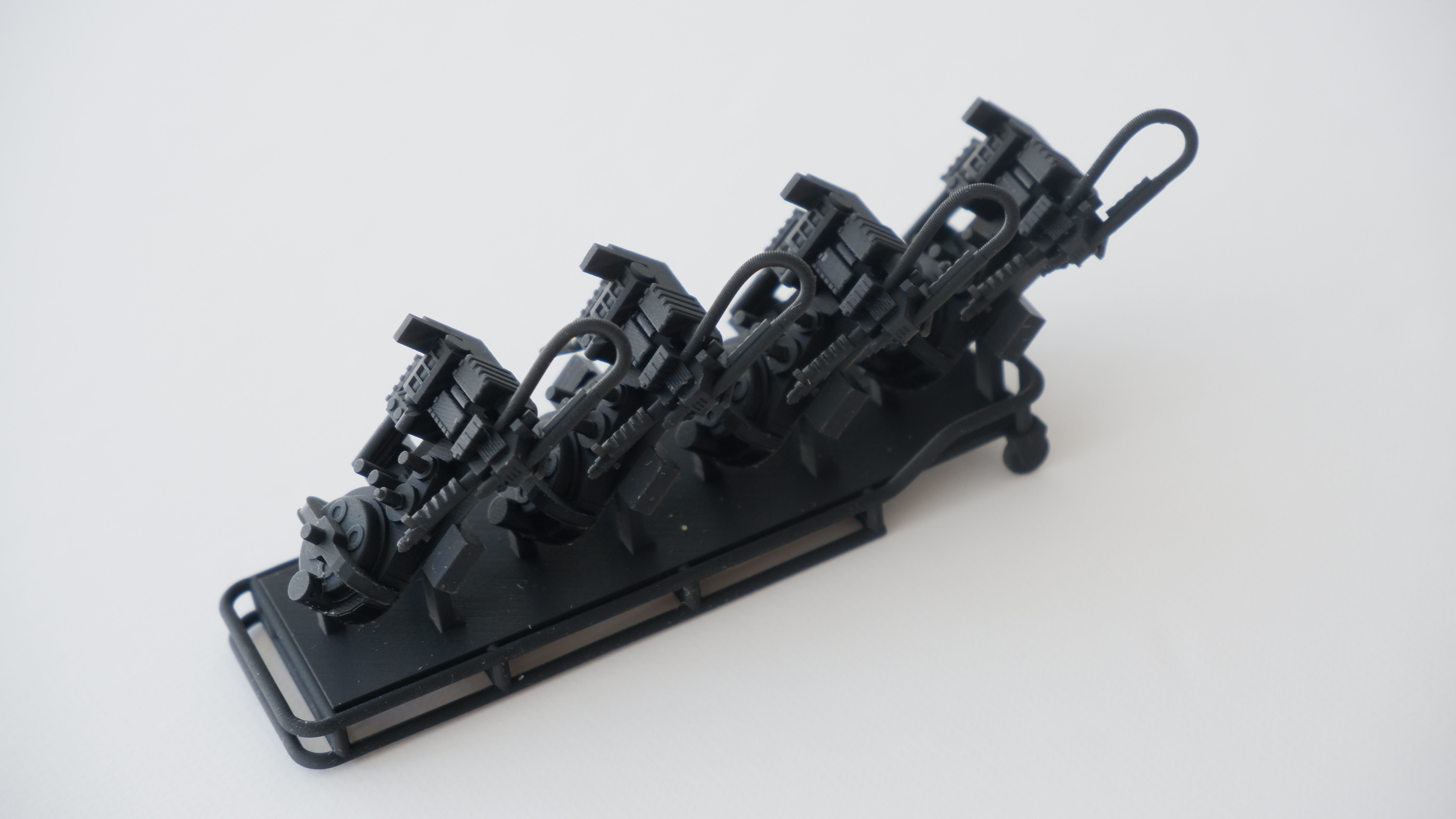 PROTON PACK AND GURNEY FROM GHOSTBUSTERS SCALE MODEL DETAIL KIT 3D print model_5