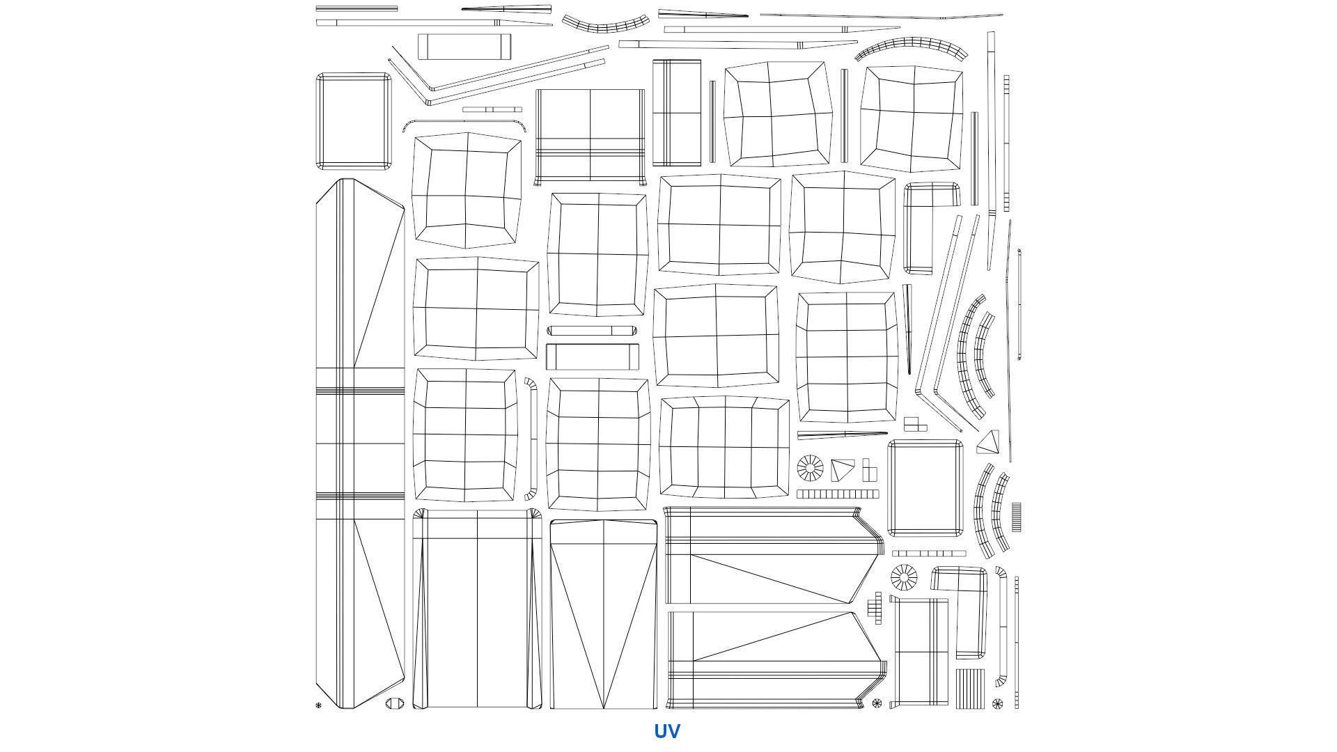 Medical Storage Bin 1A Low-poly 3D model_7
