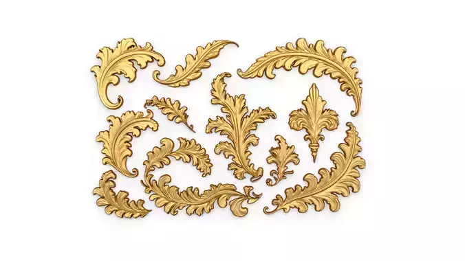 Acanthus Leaves Collection-03