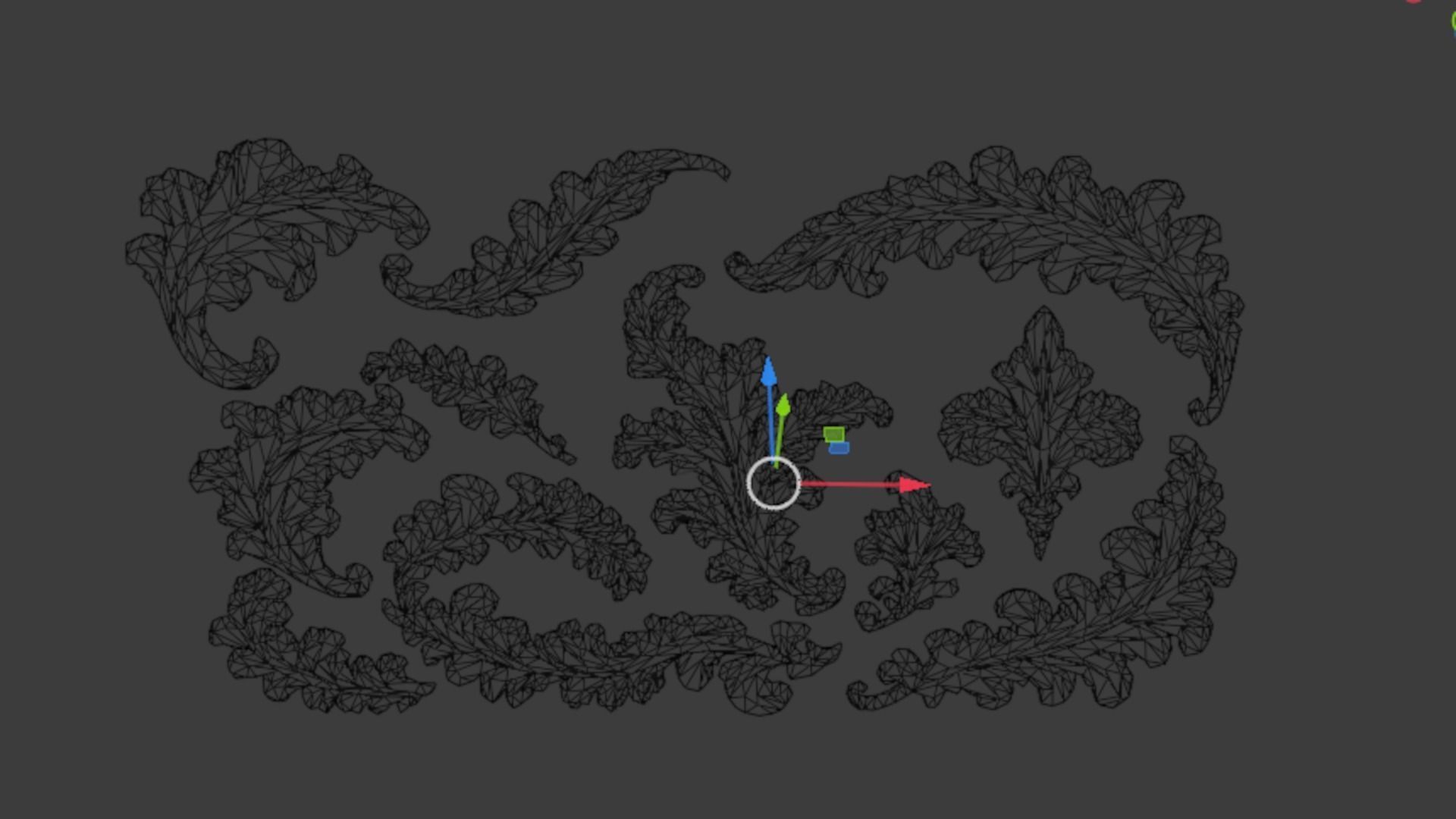 Acanthus Leaves Collection-03 3D model_5