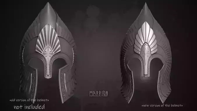 REMAKE Gondor Helmet LotR 3D print model