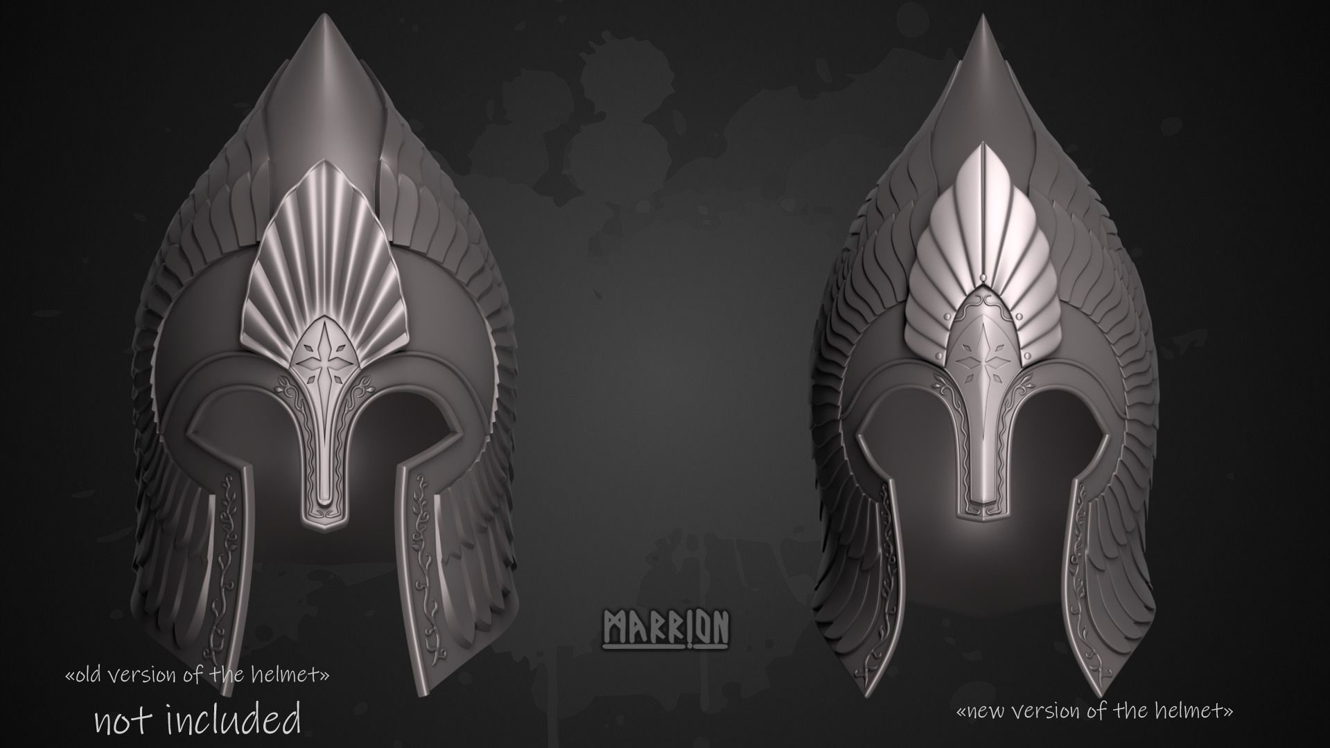 REMAKE Gondor Helmet LotR 3D print model_0