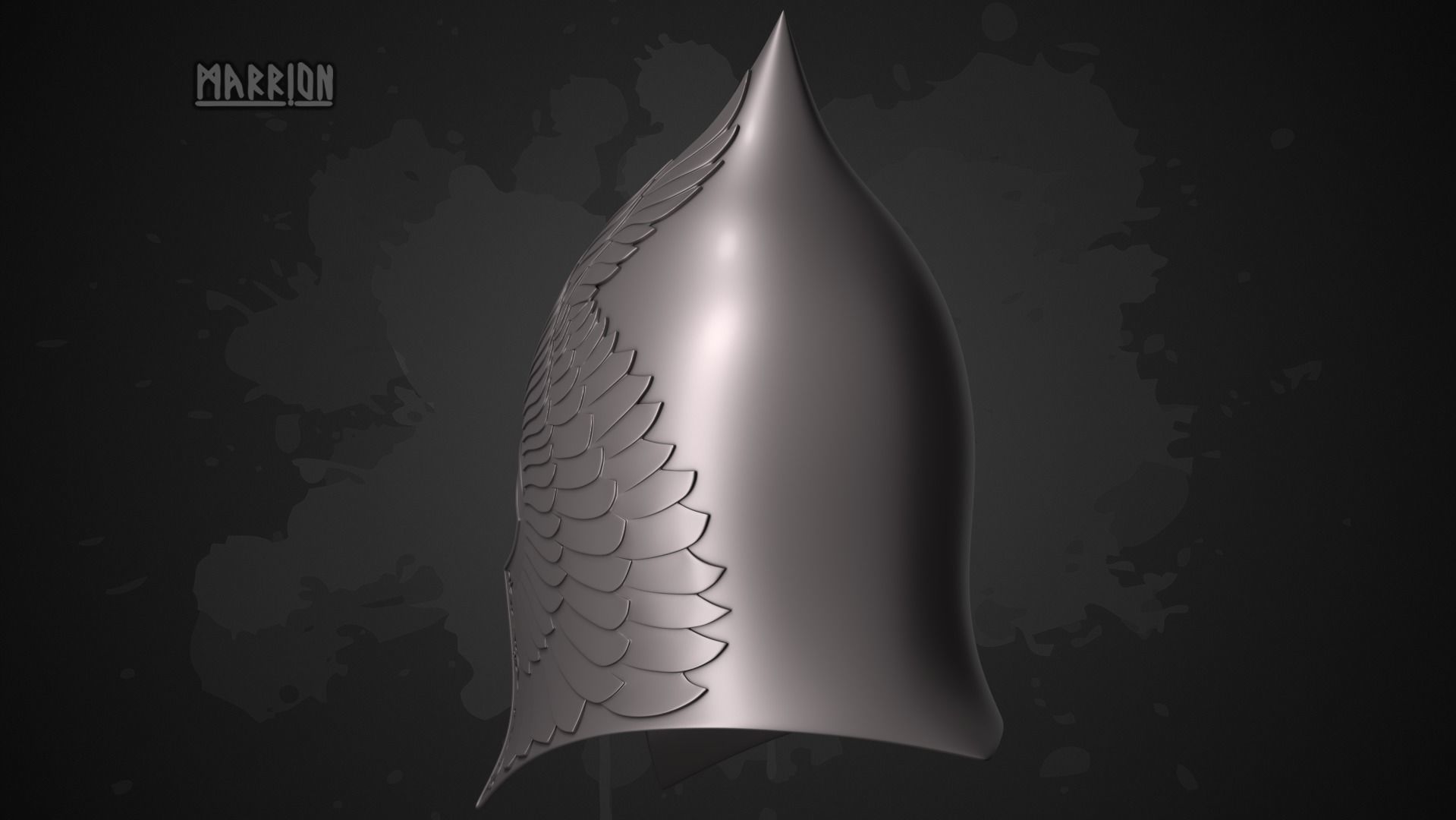 REMAKE Gondor Helmet LotR 3D print model_8