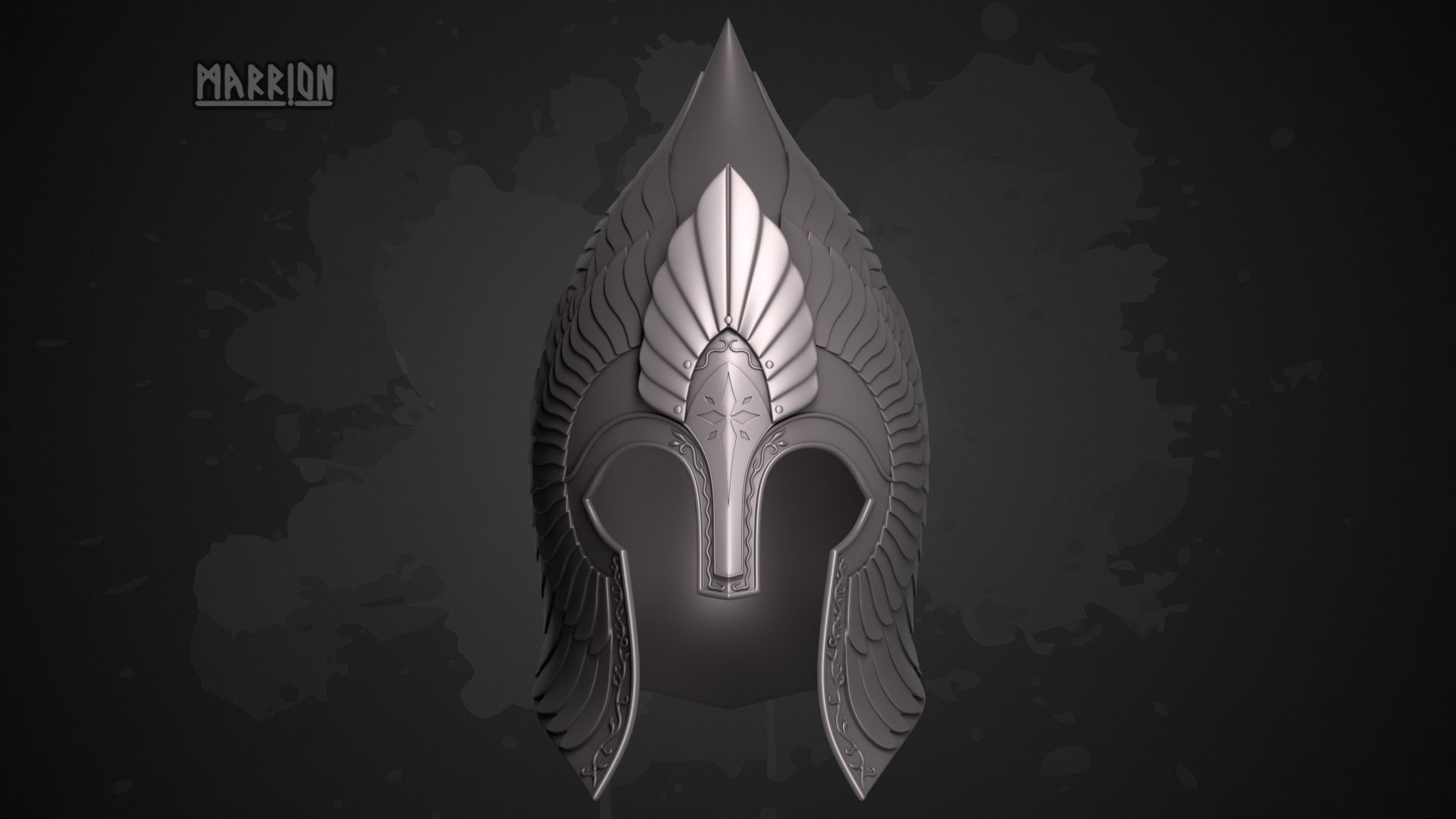 REMAKE Gondor Helmet LotR 3D print model_6