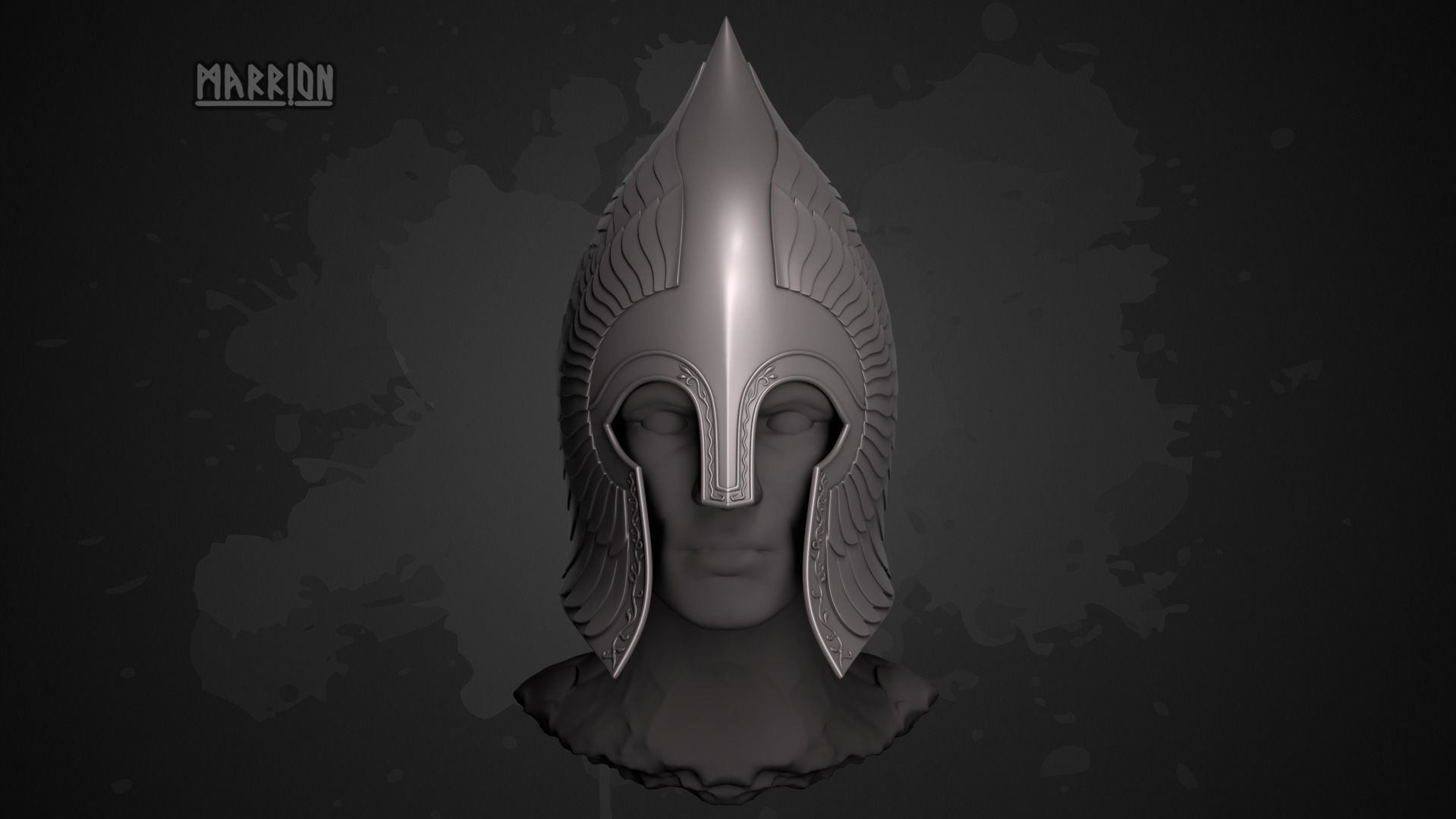 REMAKE Gondor Helmet LotR 3D print model_11