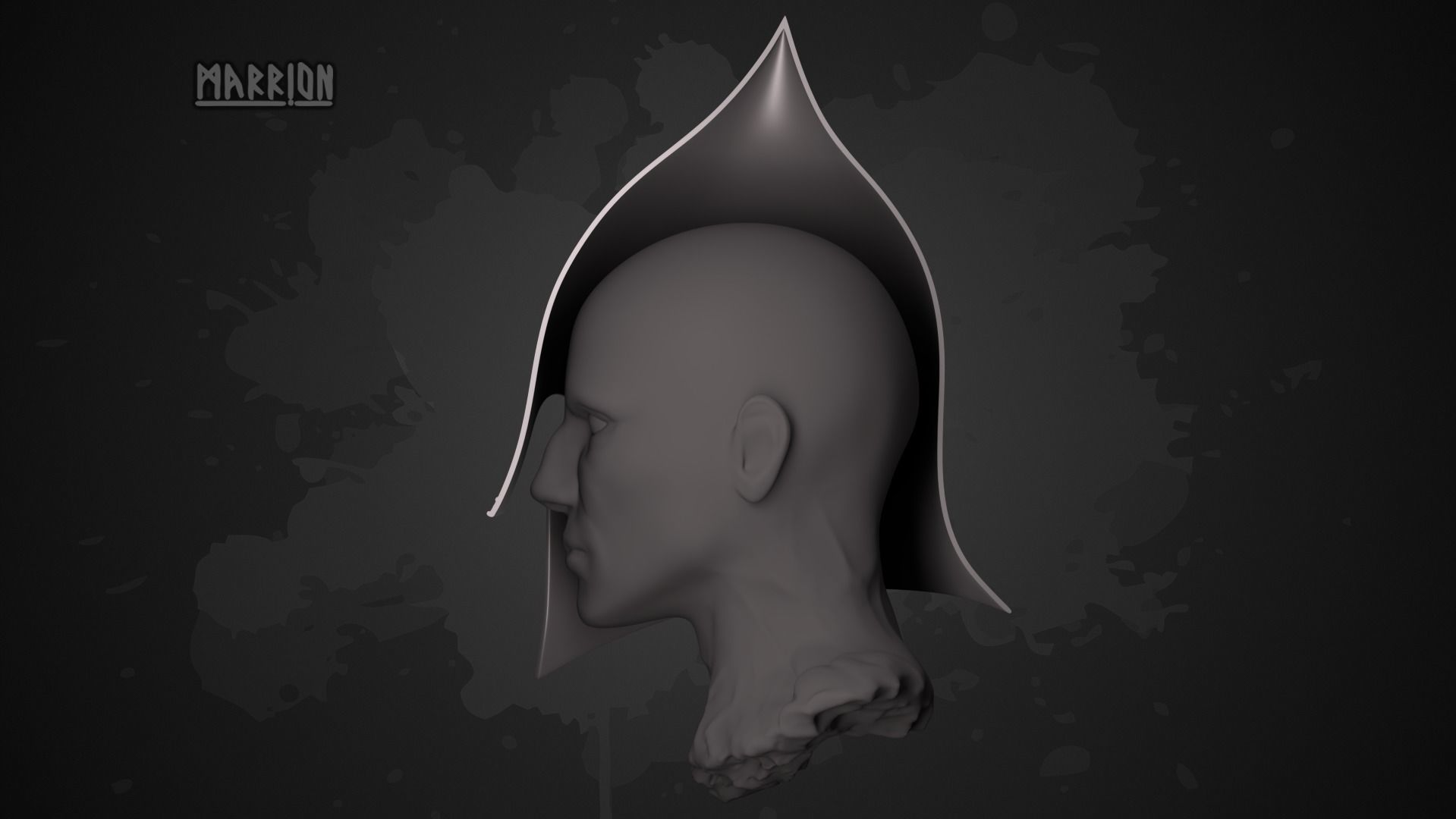 REMAKE Gondor Helmet LotR 3D print model_13