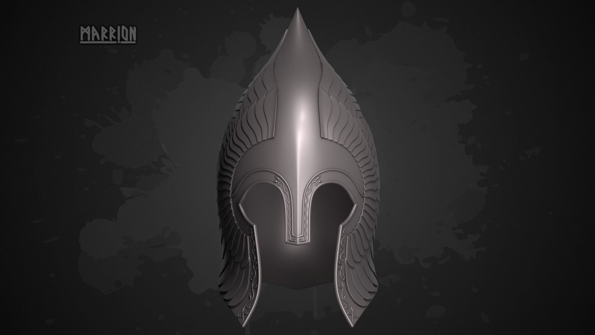 REMAKE Gondor Helmet LotR 3D print model_4