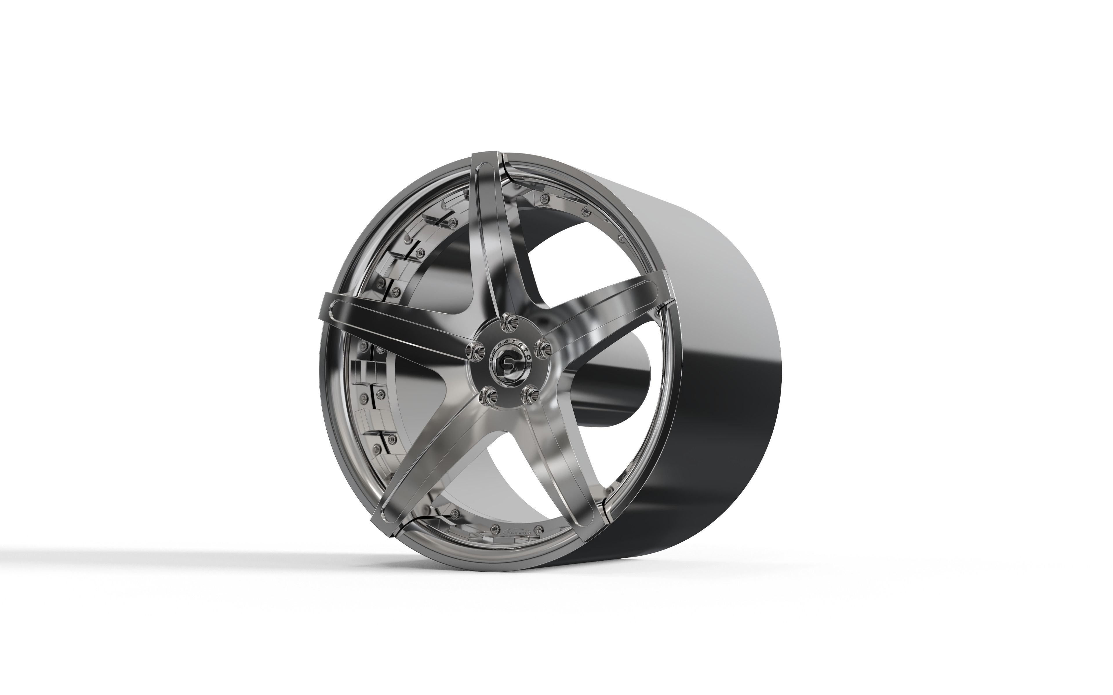 forgiato Aggio-ECL concave wheel 3D print model_1
