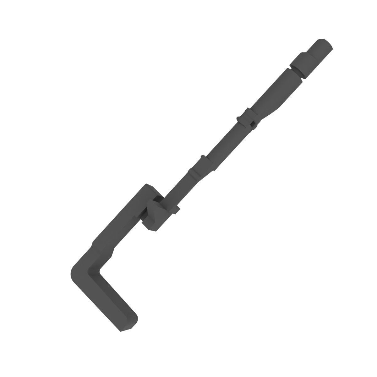 TOYOTA C-HR Fuel Door Latch 77030F4010 3D print model_9