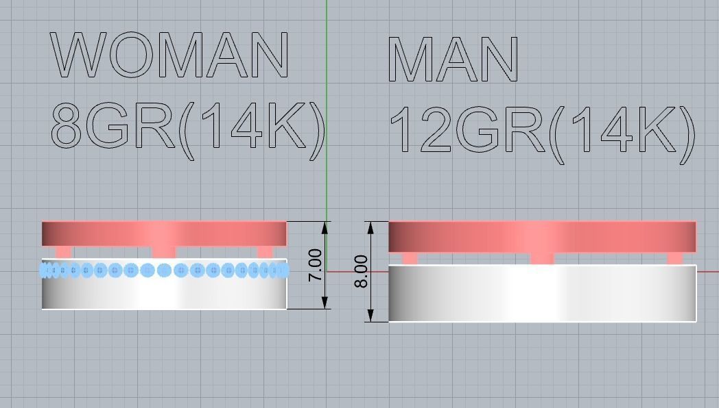 engagement rings 3D print model_2