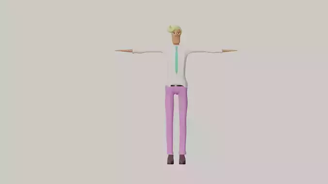 Low Poly Businessman