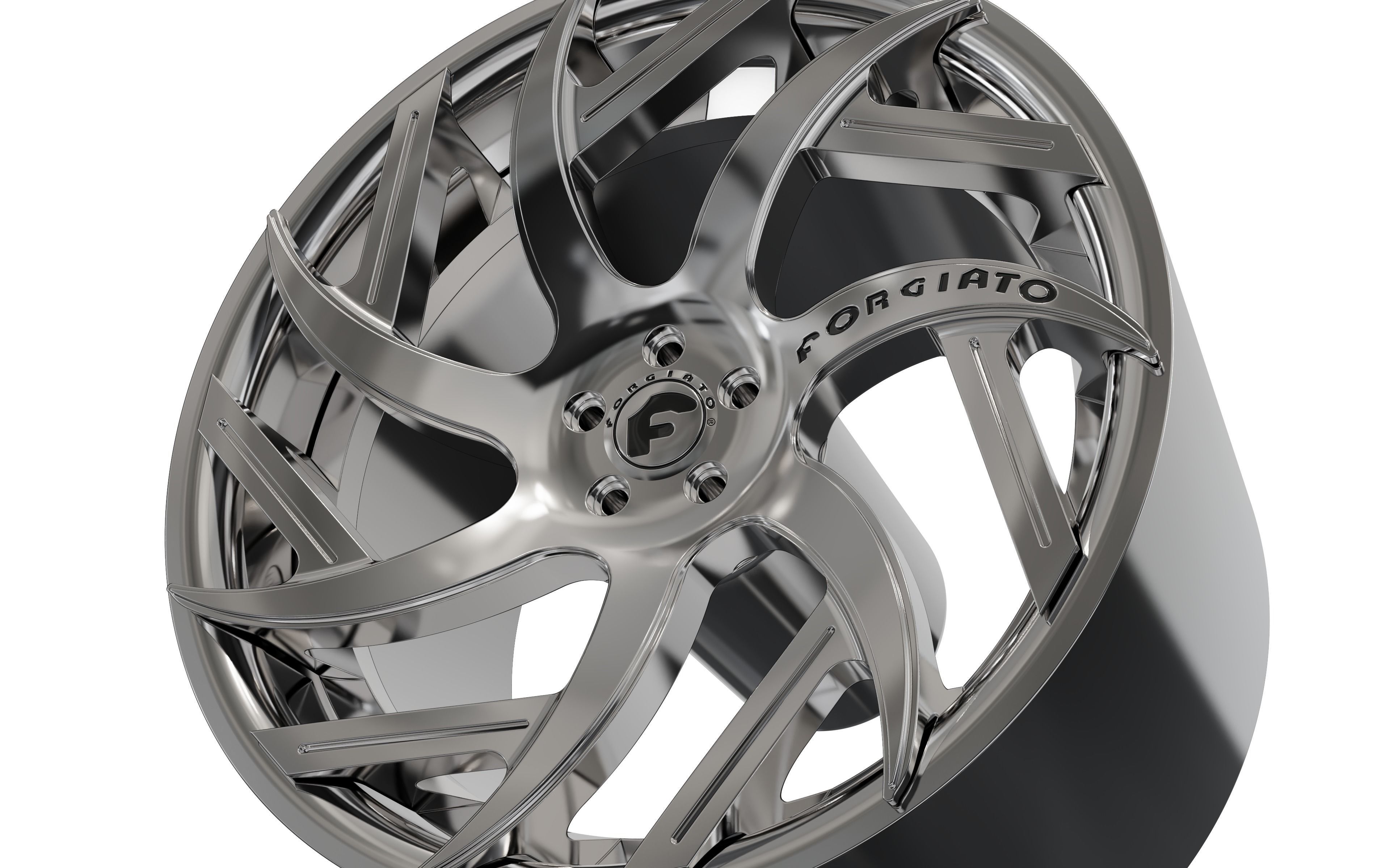 forgiato Girare-ECL concave wheel 3D print model_7