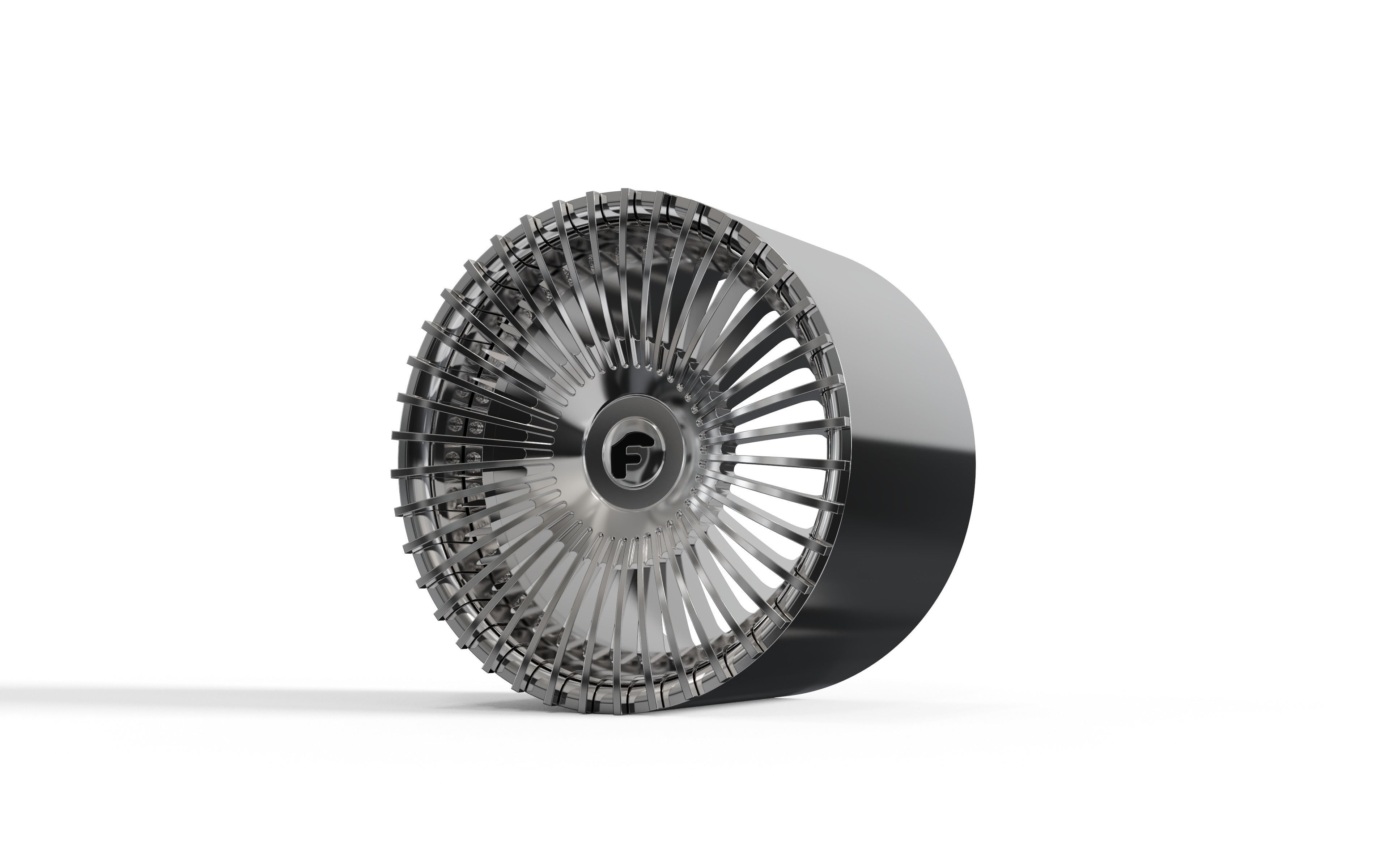 forgiato Trimestre-ECL concave wheel 3D print model_1