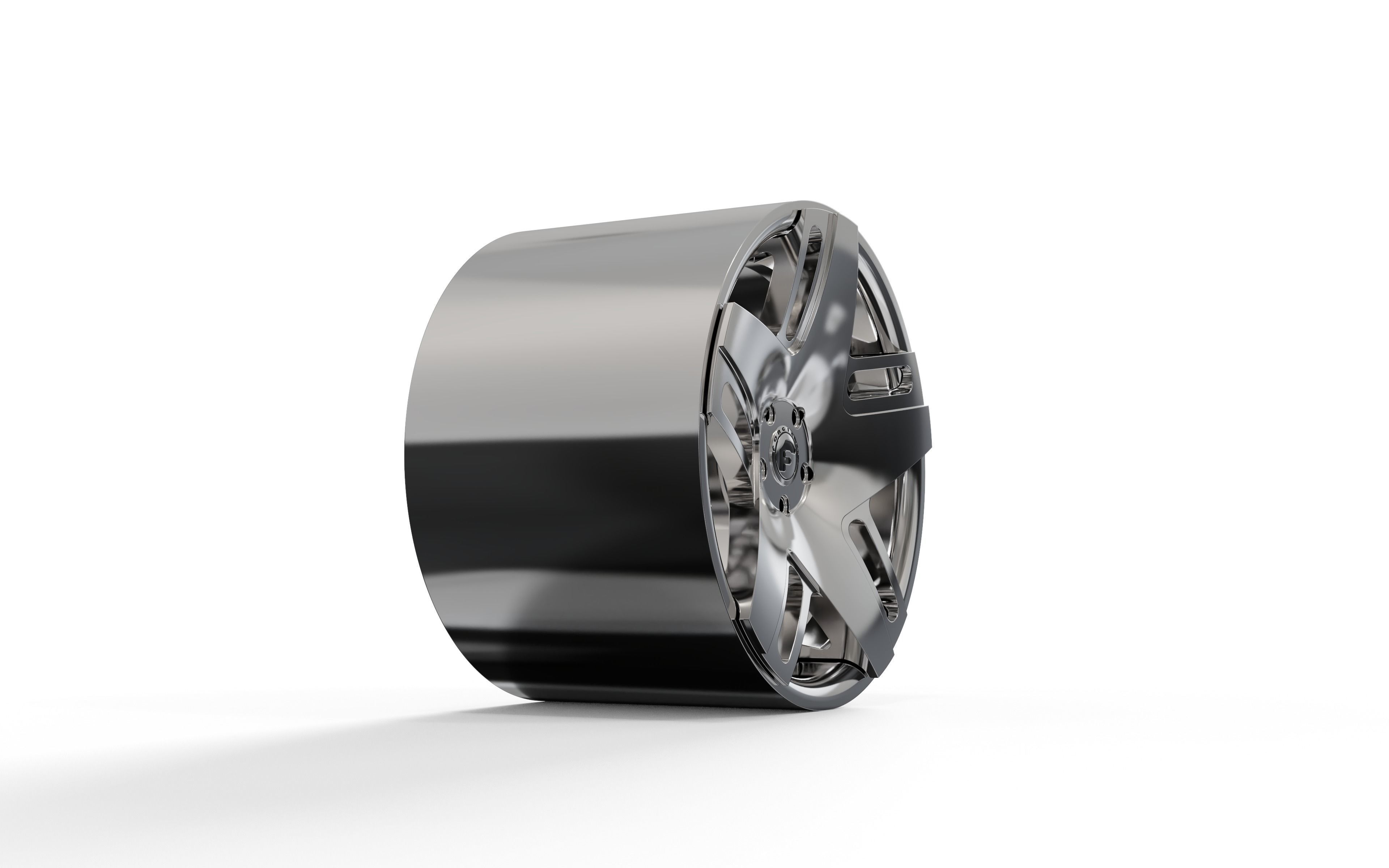 forgiato Veccio-ECL concave wheel 3D print model_4