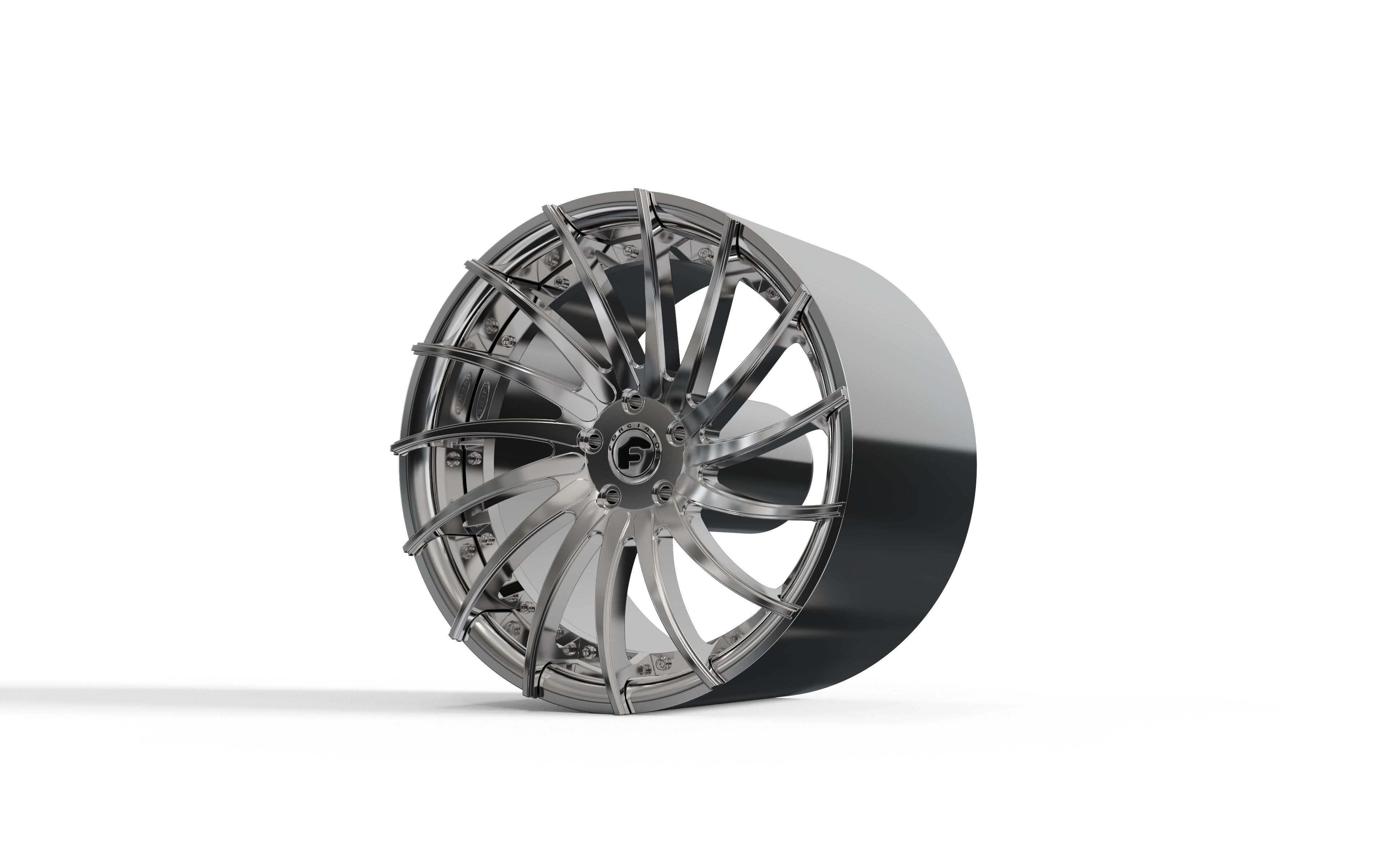 forgiato Wade-ECL concave wheel 3D print model_1