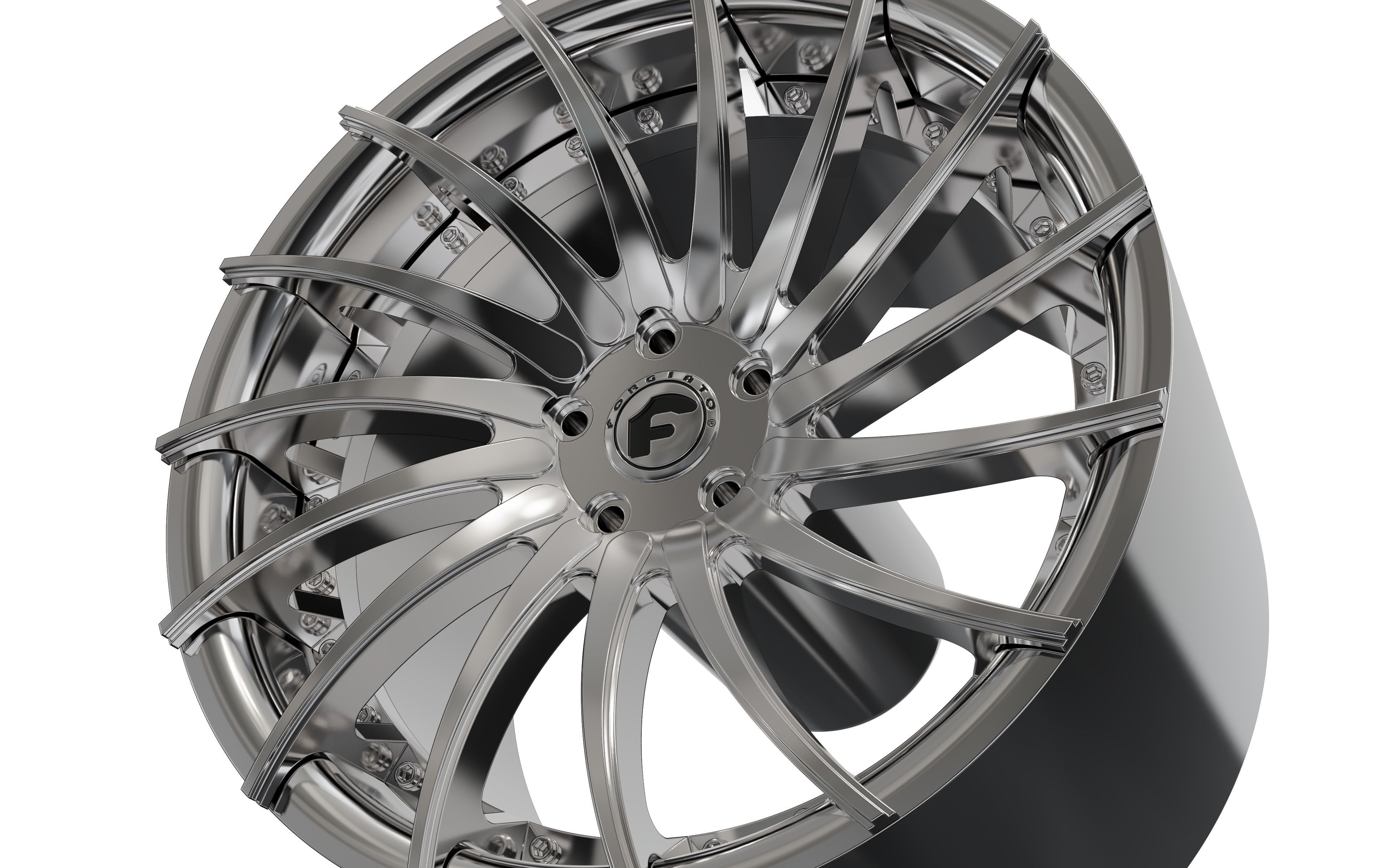forgiato Wade-ECL concave wheel 3D print model_7