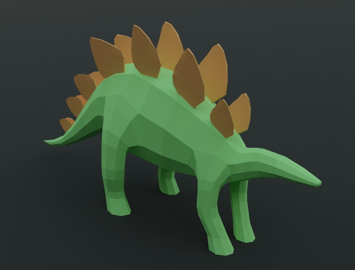 Stegosaurus 3D model for 3D print 3D model 3D printable | CGTrader