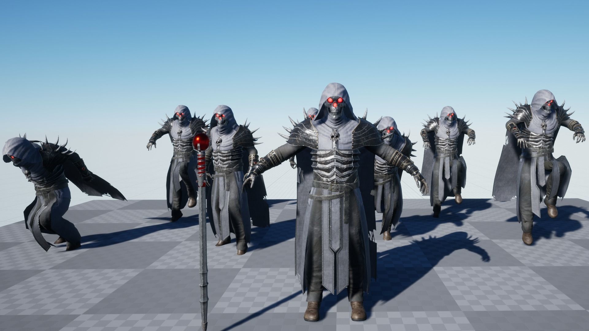 Necromancer Low-poly 3D model_10