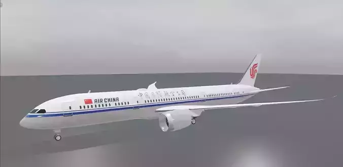 Air China Boeing 787-9 dreamliner 3D Model