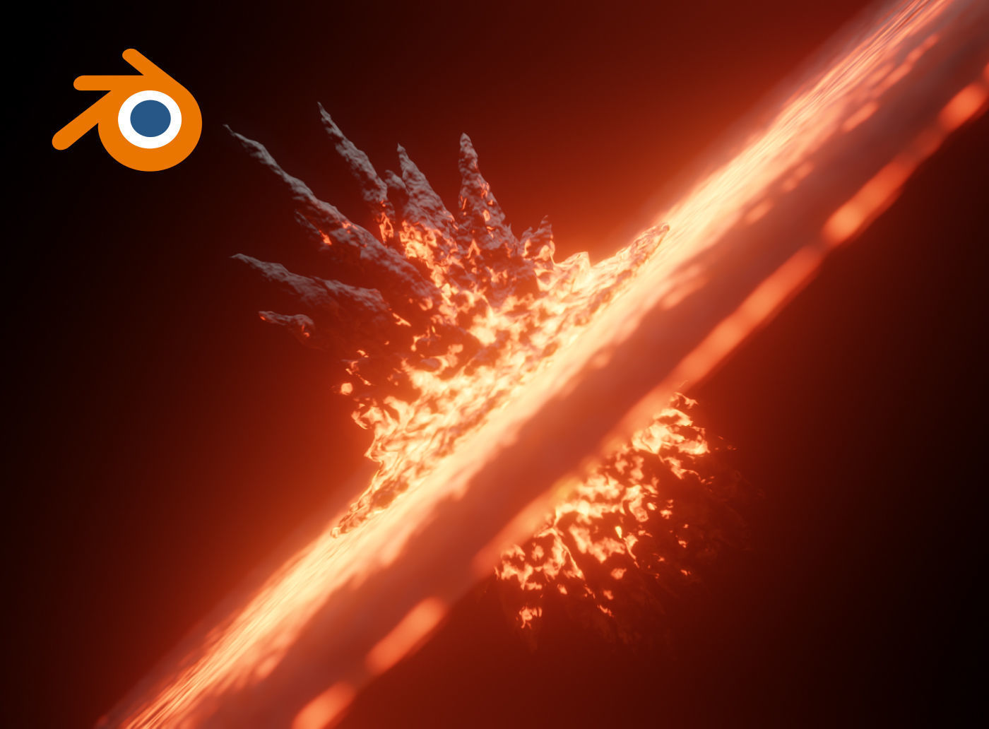 Free space explosion ready animation for Blender 3D eevvee Free 3D model_14