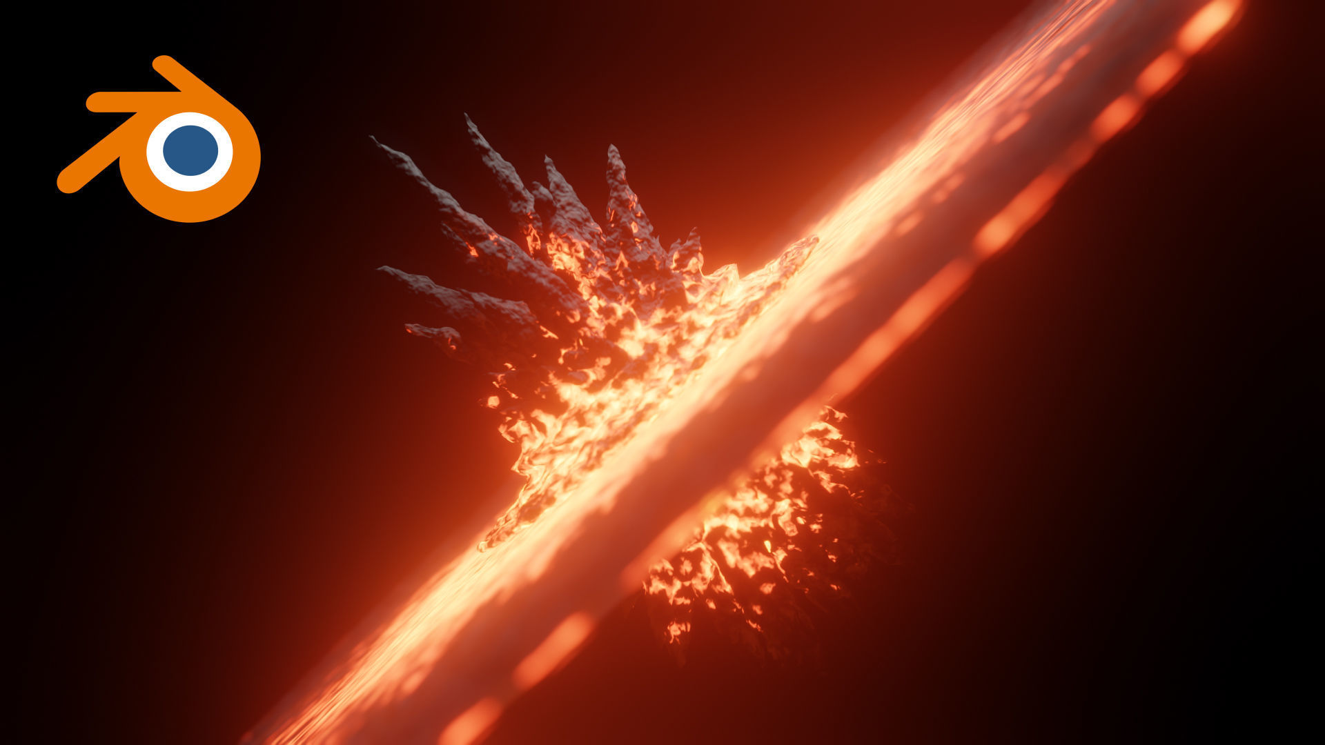 Free space explosion ready animation for Blender 3D eevvee Free 3D model_9