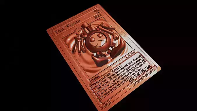 TIME WIZARD CARD - YUGIOH