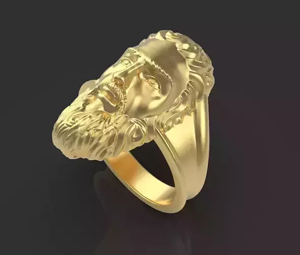 Greece-themed ring of the god Zeus