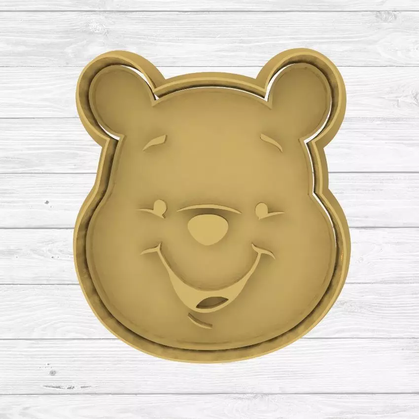 Winnie the Pooh Cookie Cutter STL 3D print model