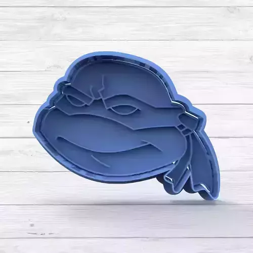 Ninja Turtles Cookie Cutter STL