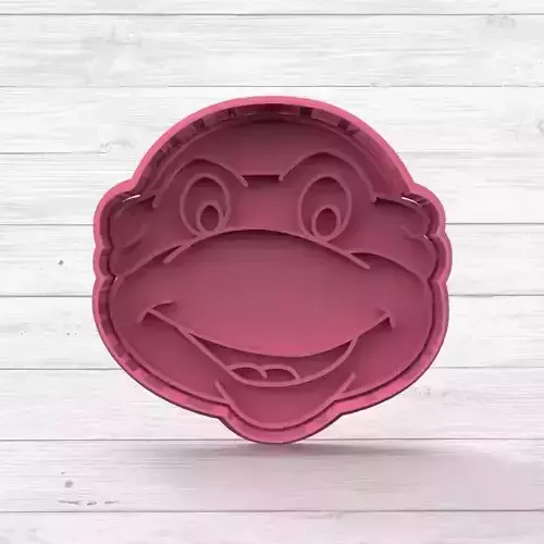 Ninja Turtles Cookie Cutter STL 3D print model