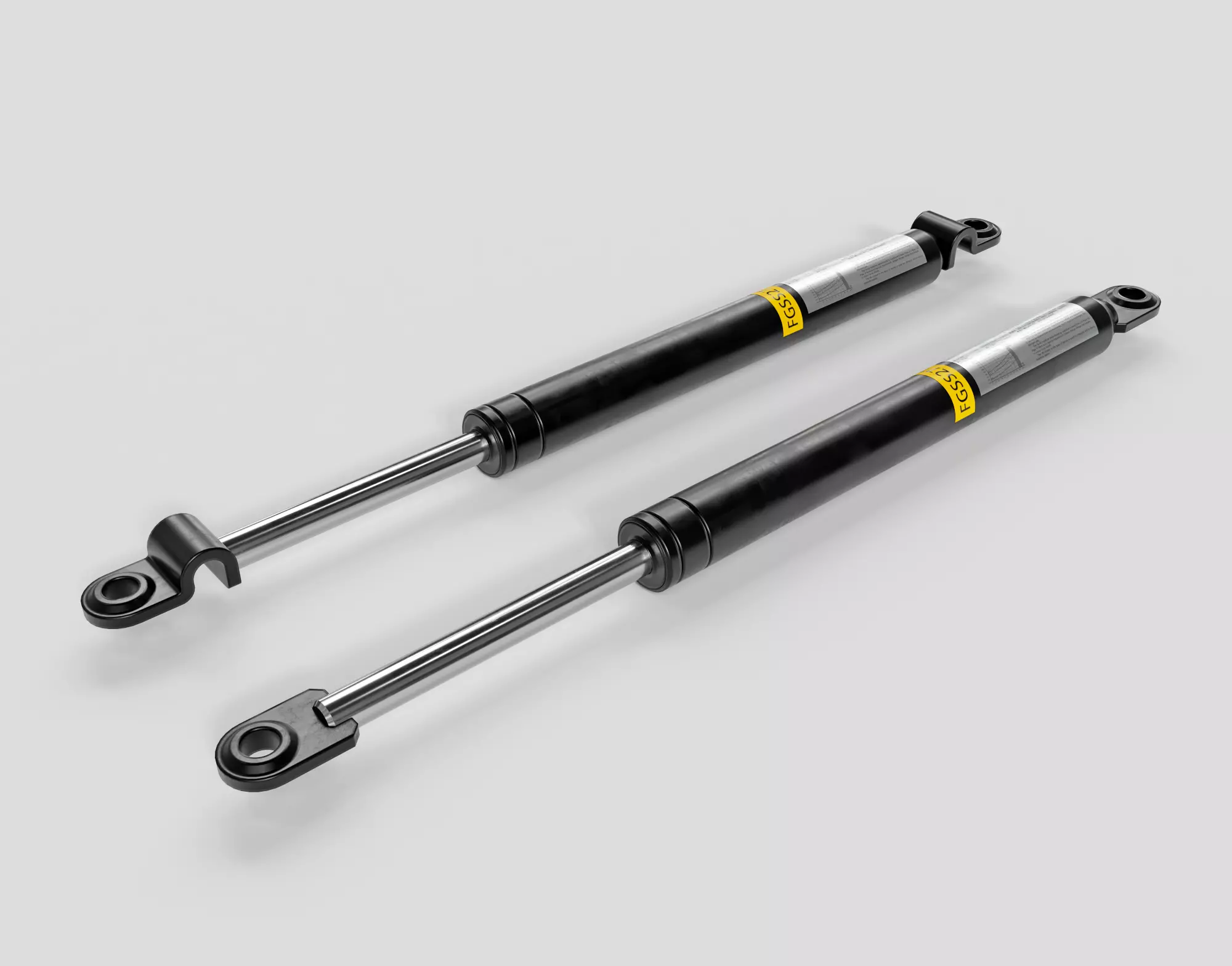 gas spring 3D model_0