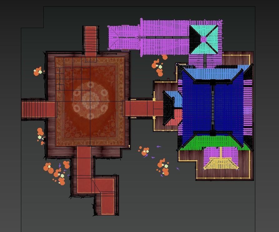 Ancient Chinese architecture 3D model_14