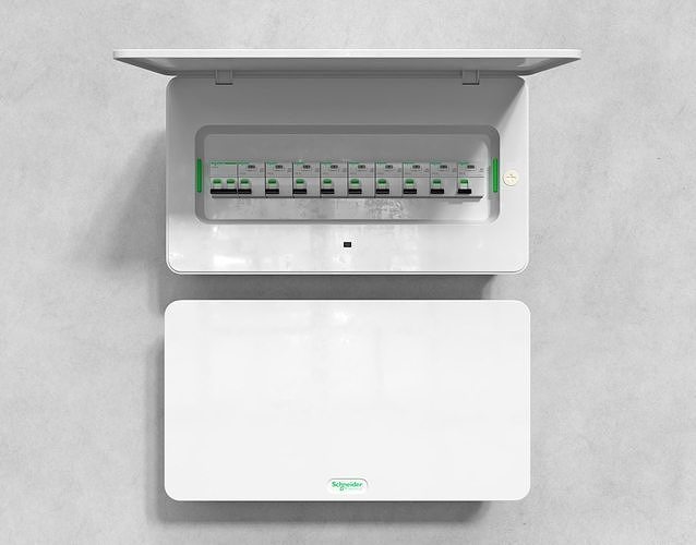 Distribution box 3D model