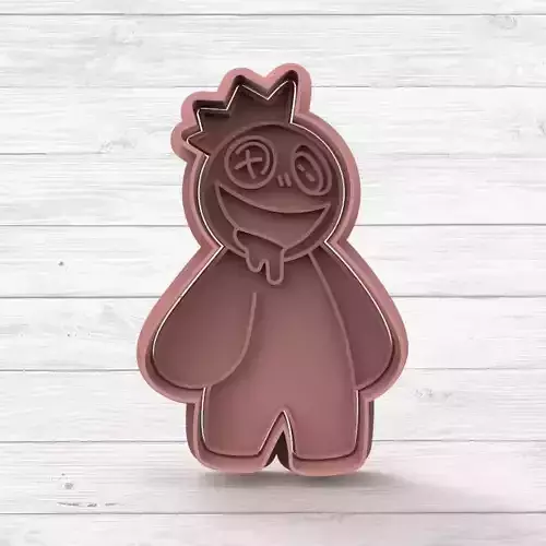 Pack x6 Rainbow Friends Cookie Cutter STL