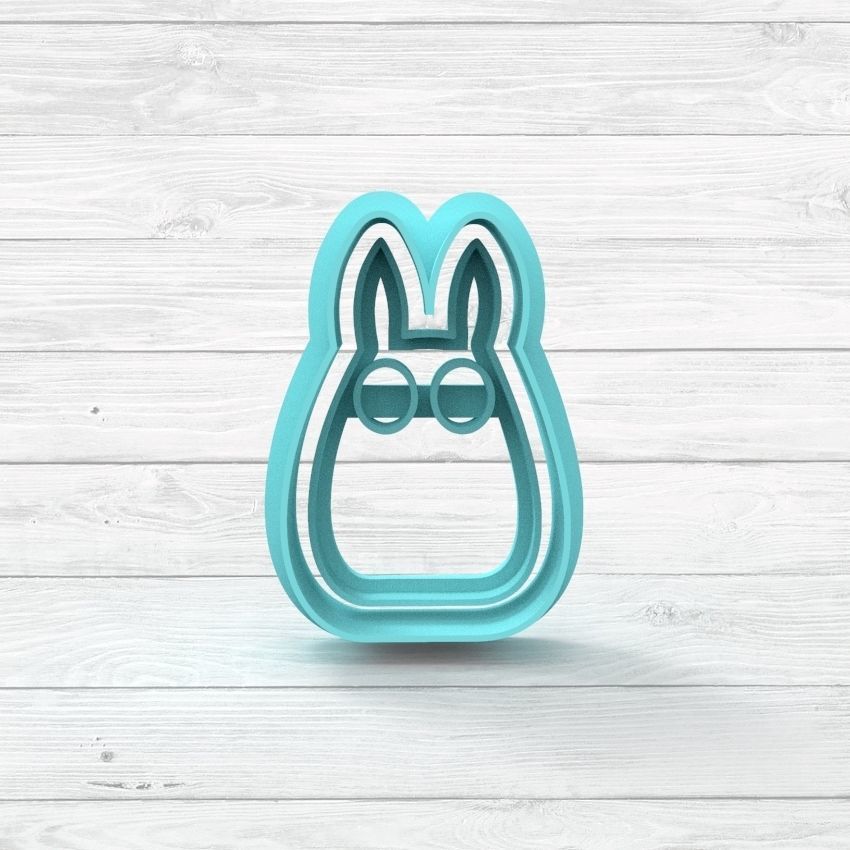 Totoro  Chu Chibi Cookie Cutter STL 3D print model_2