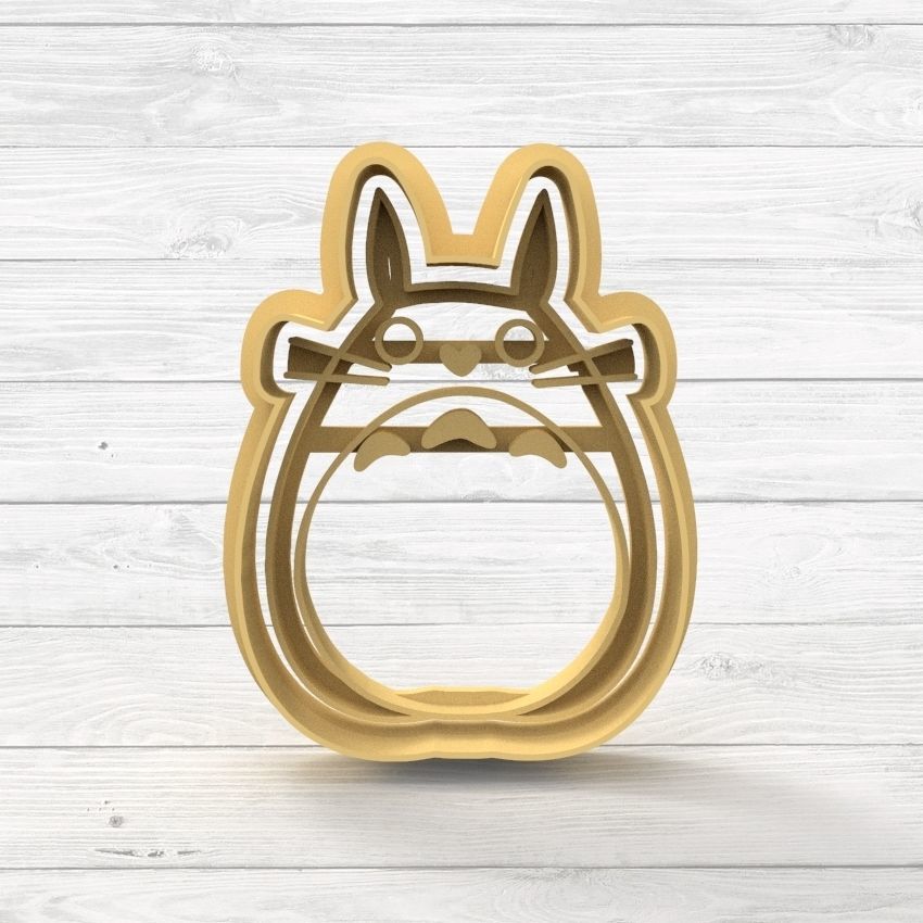 Totoro  Chu Chibi Cookie Cutter STL 3D print model_1