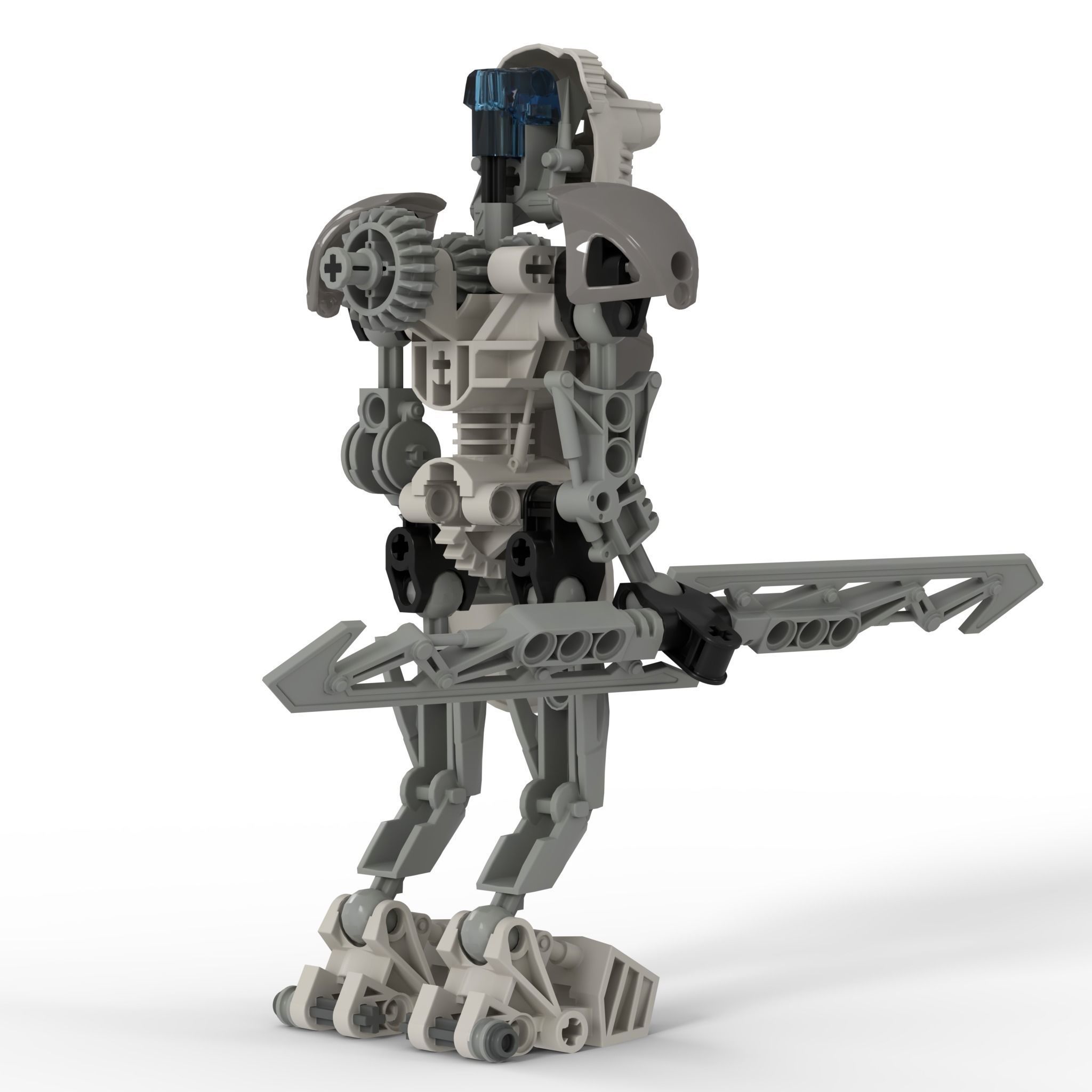 Kopaka Nuva - LEGO Bionicle Low-poly 3D model_5