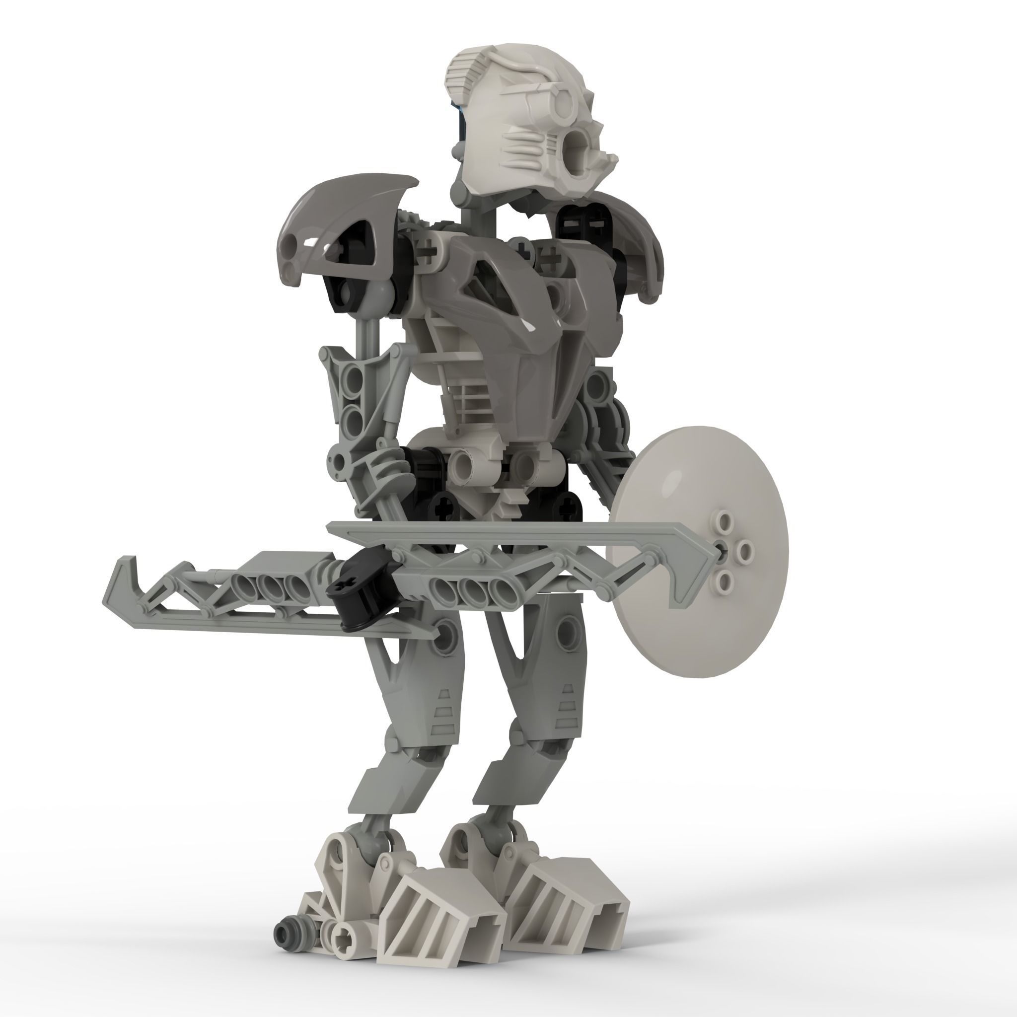 Kopaka Nuva - LEGO Bionicle Low-poly 3D model_6