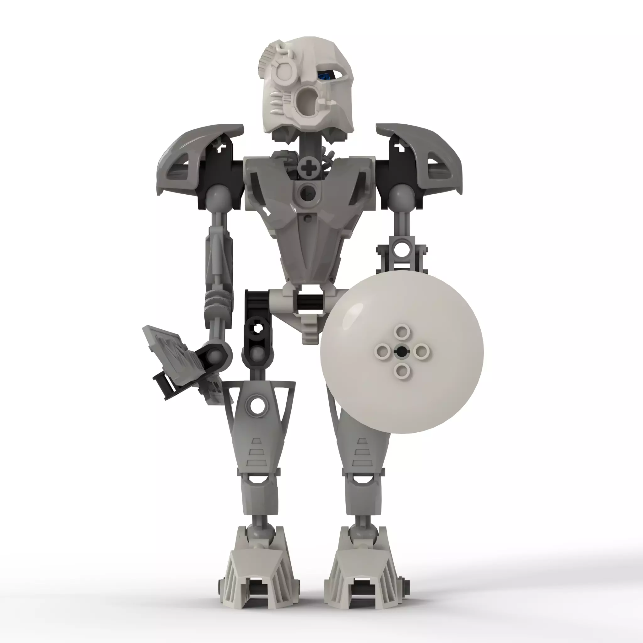 Kopaka Nuva - LEGO Bionicle Low-poly 3D model_0